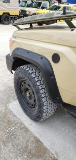 Fender Flares for Toyota Land Cruiser 79 2007 - on double cab pick-up truck - 50 mm wide - Image 5