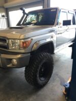Fender Flares for Toyota Land Cruiser 79 2007-on - 50 mm wide FRONT ONLY - Image 4